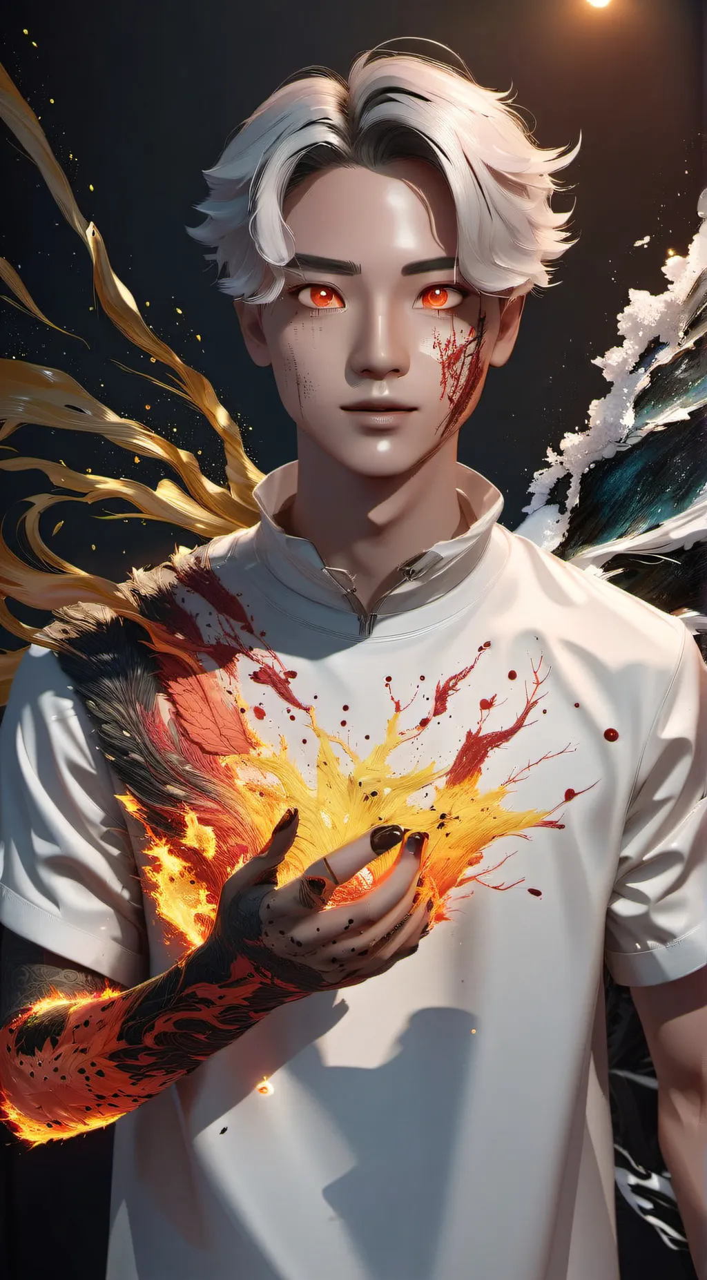 ai character: zane  background