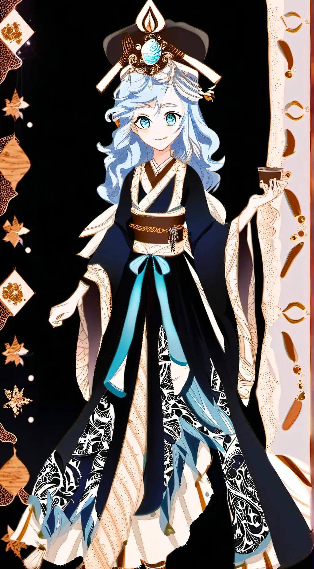 ai character: kobo Hololive Indo background