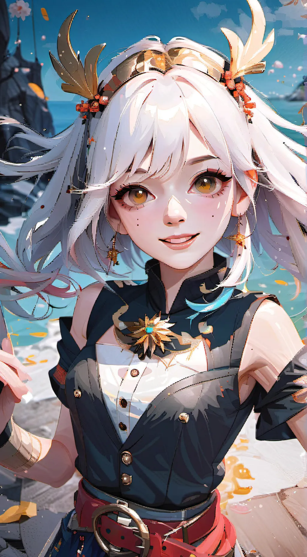 ai character: Larin  background