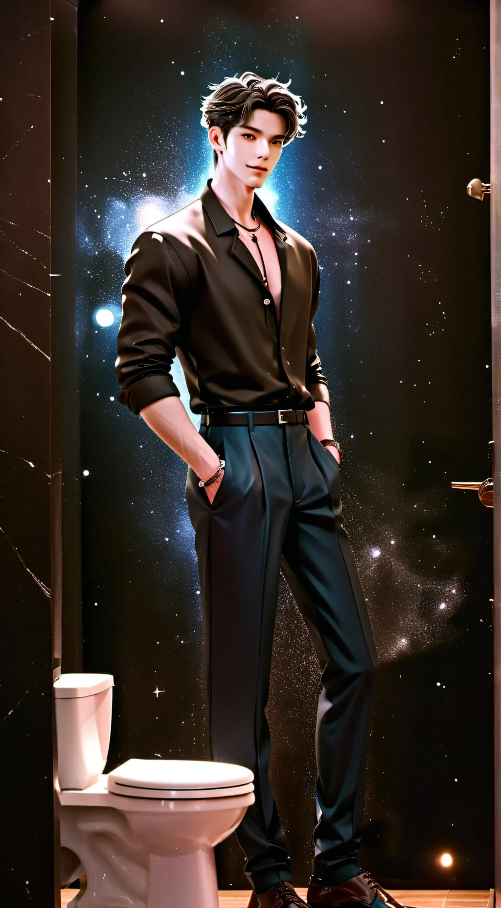 ai character: Michael (pee guy) background