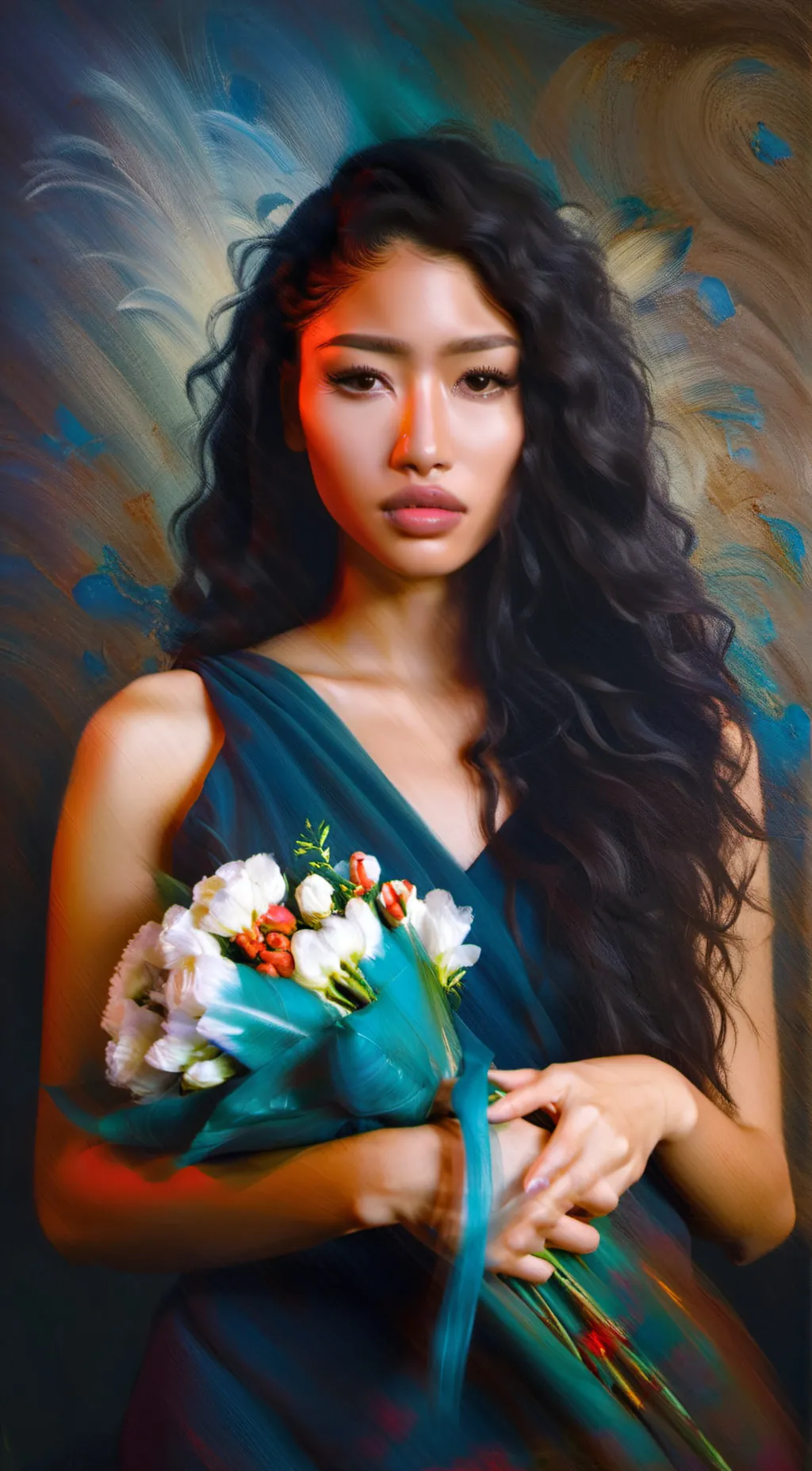 ai character: Jean gray  background