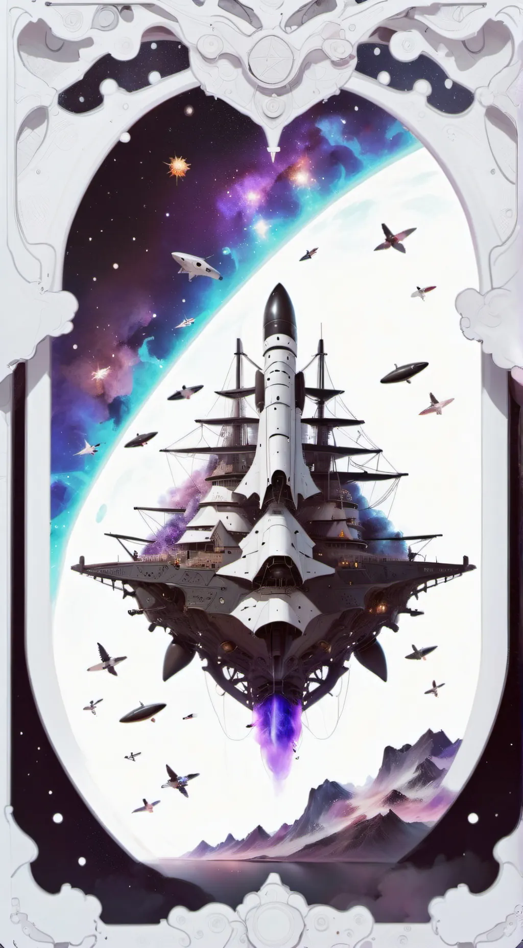 ai character: space Armada background