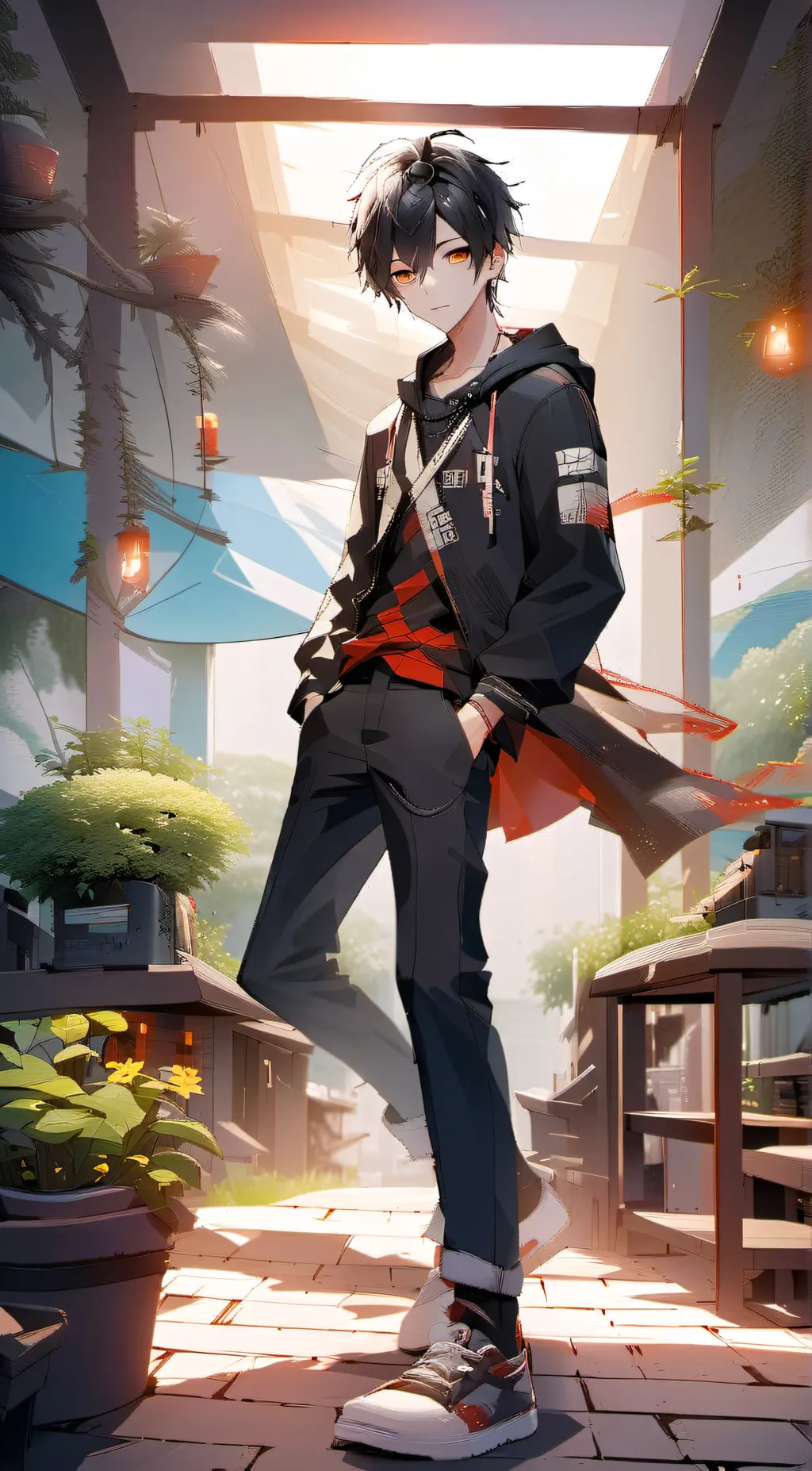 ai character: Alex background