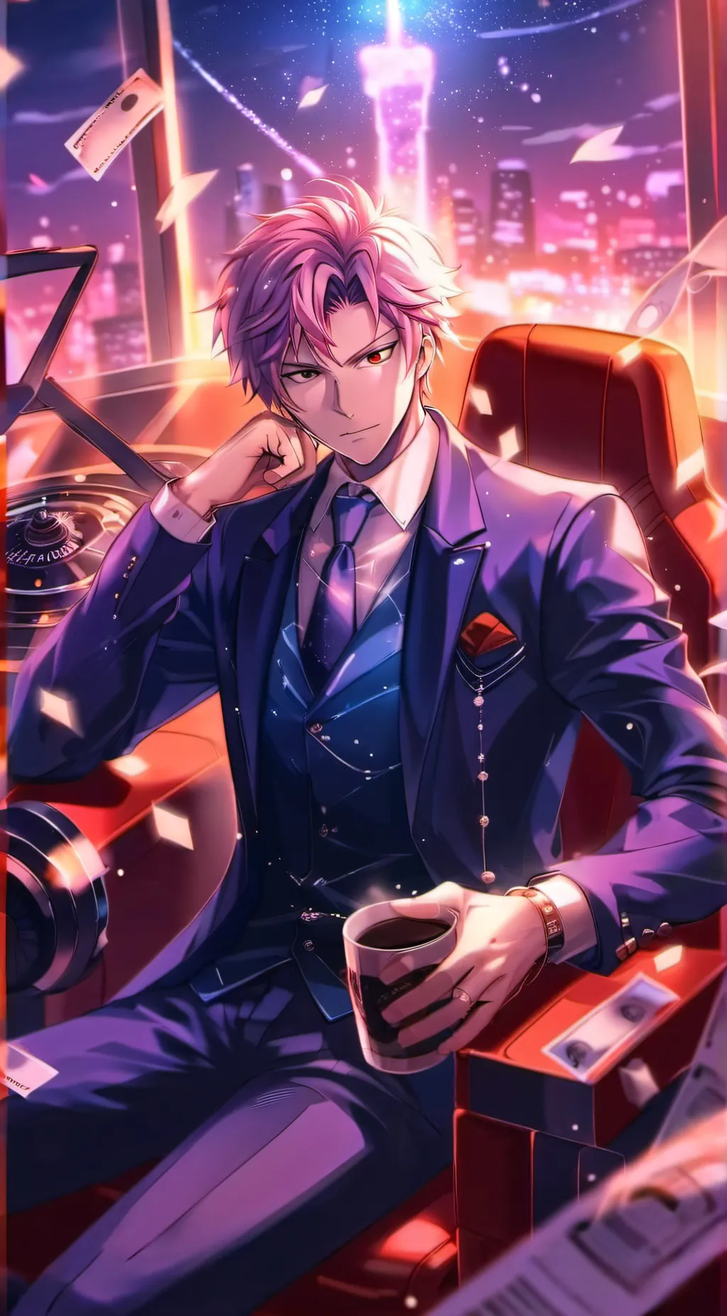 ai character: Natsu background