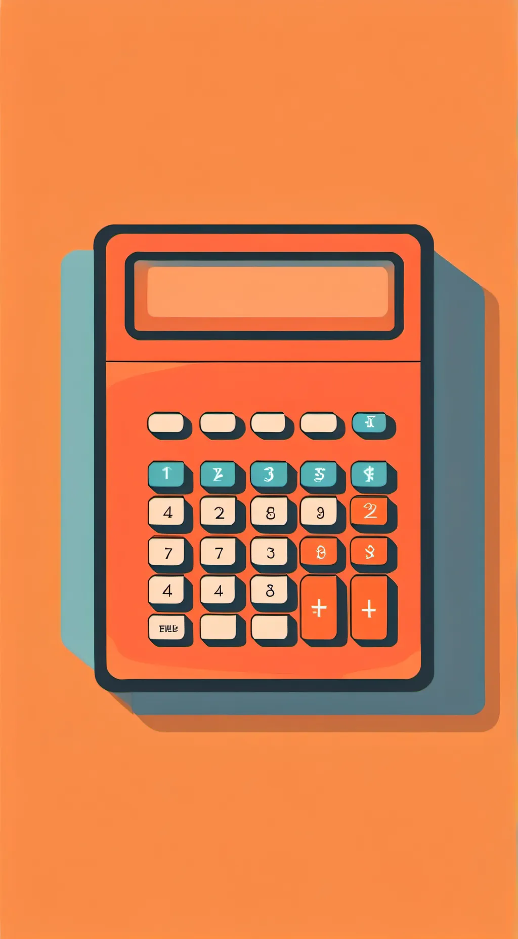 ai character: Calculator background