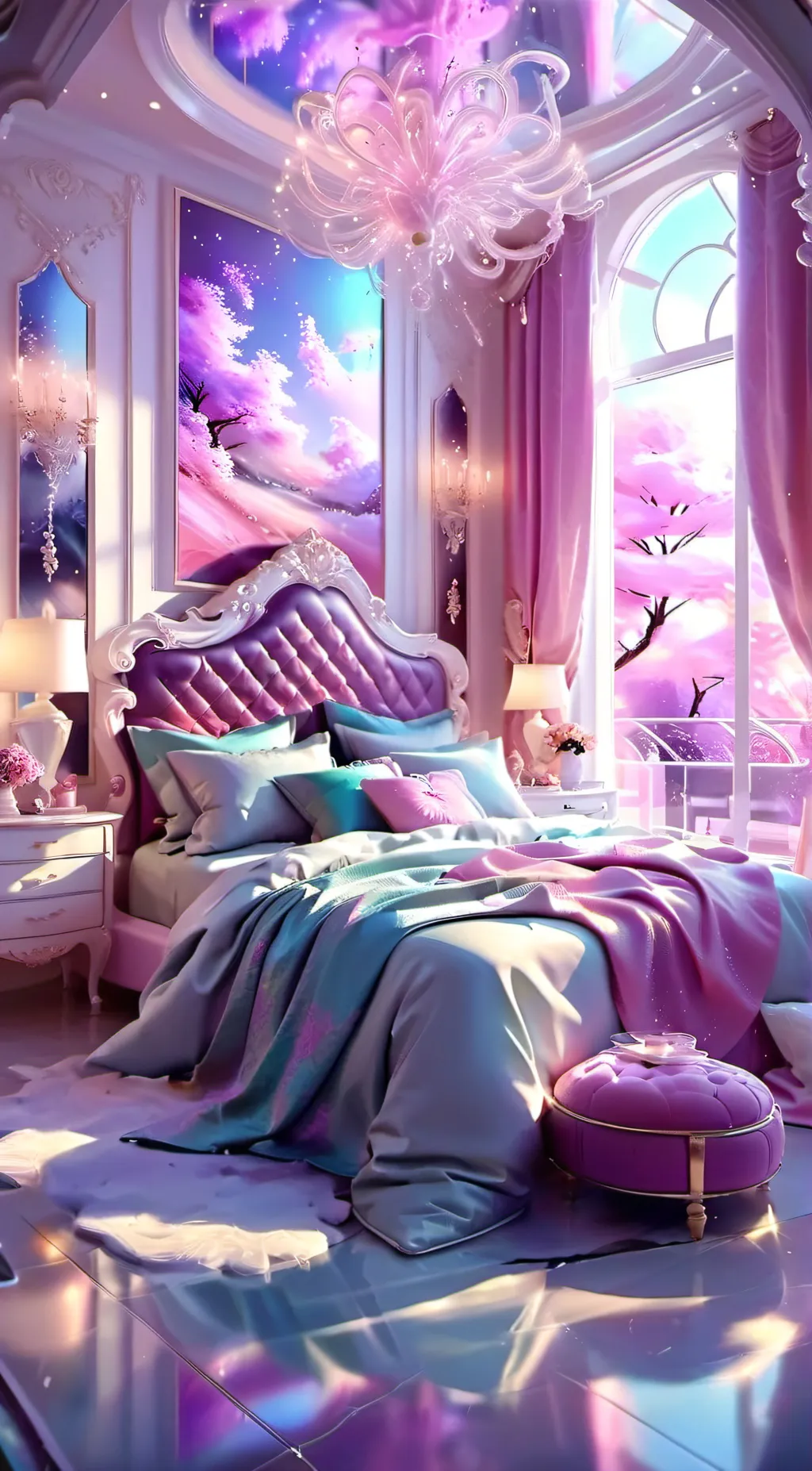 ai character: Smiling critters  background