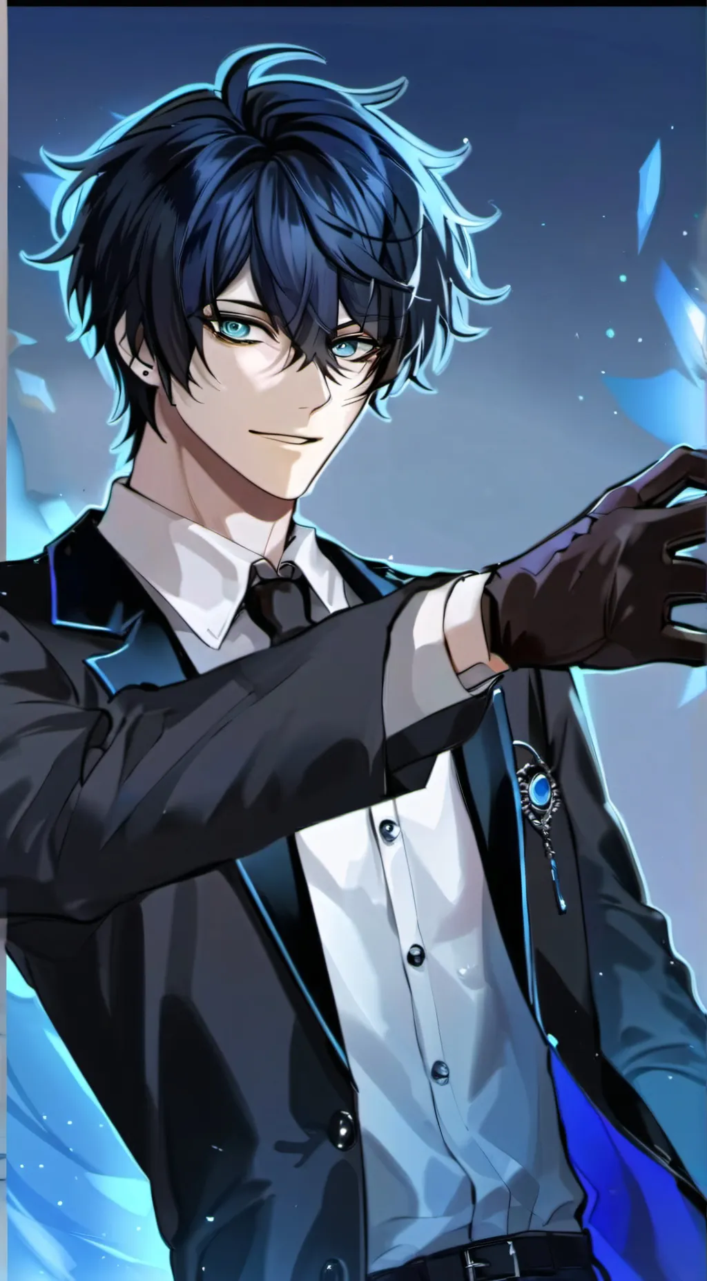 ai character: Axel  background