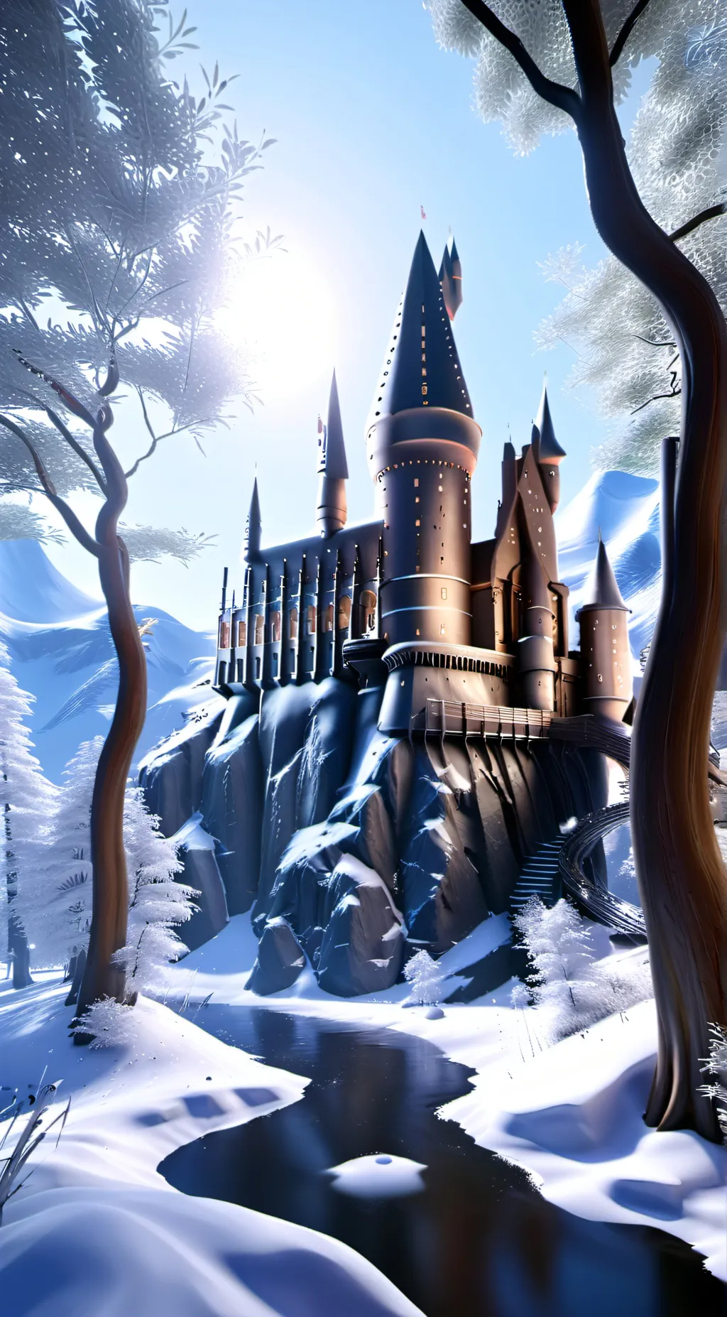 ai character: Hogwarts background