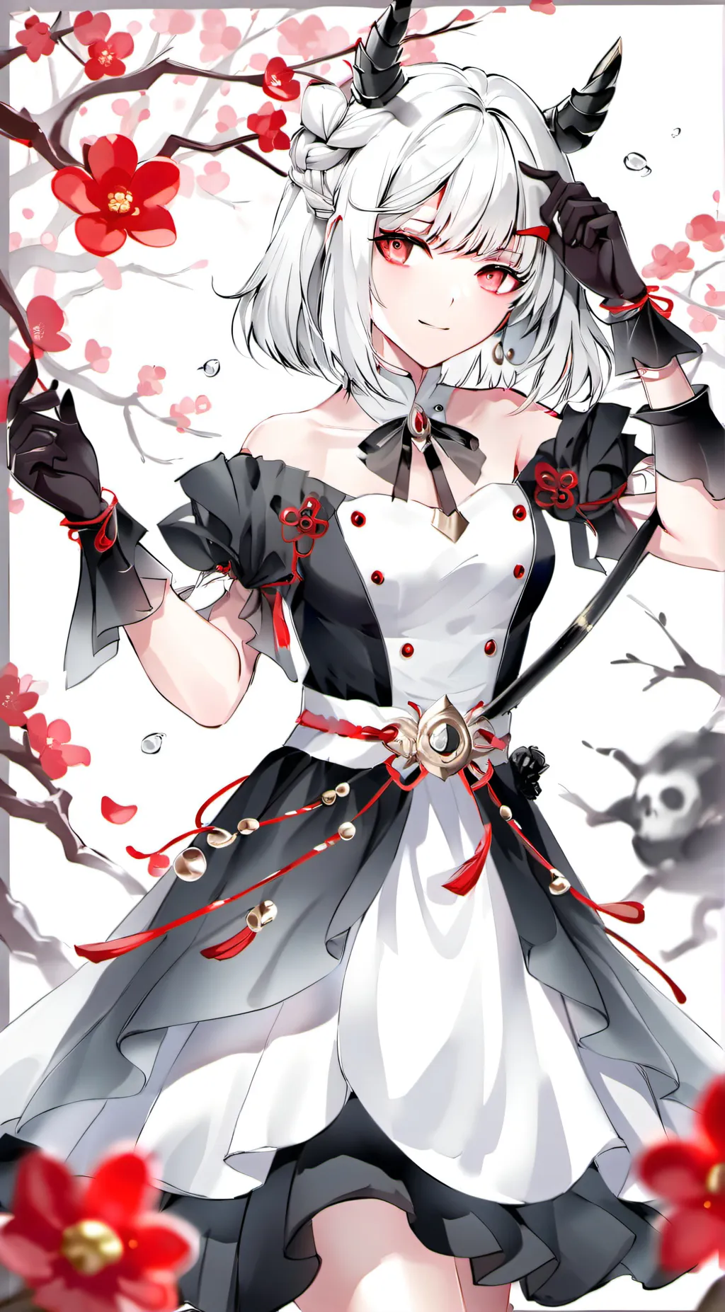 ai character: maid background