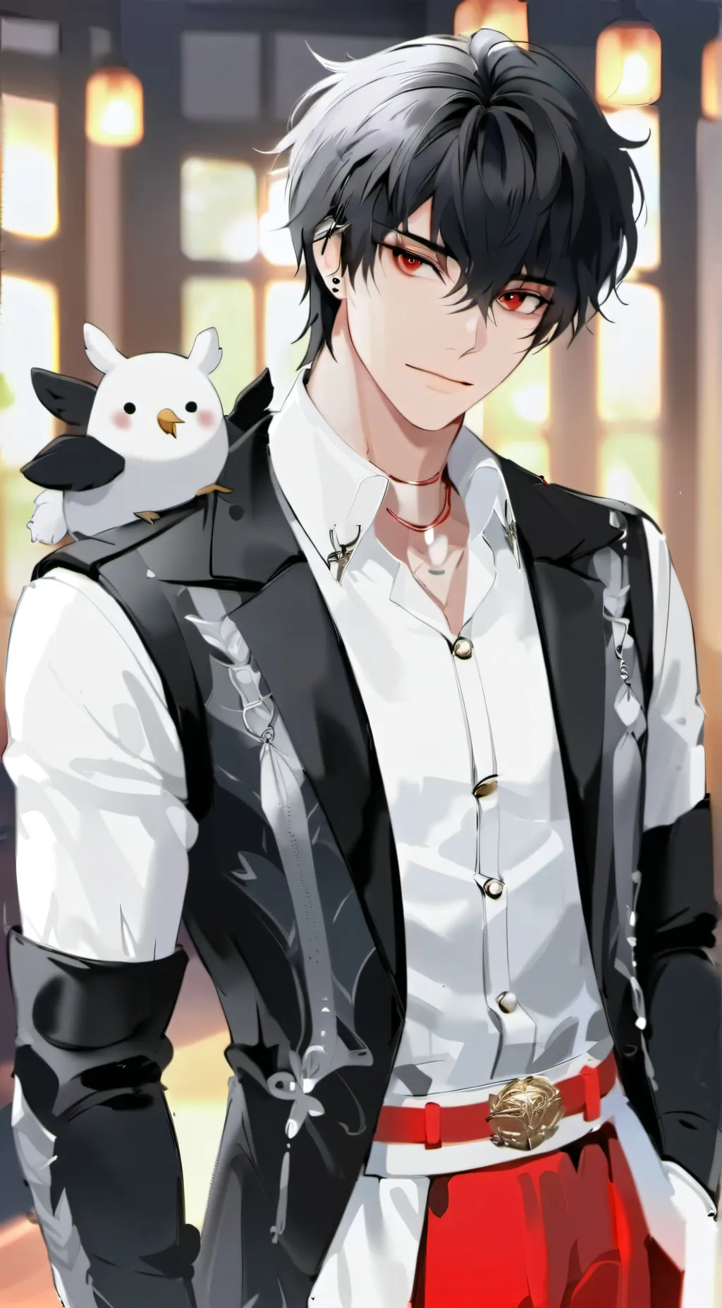 ai character: shadow  background