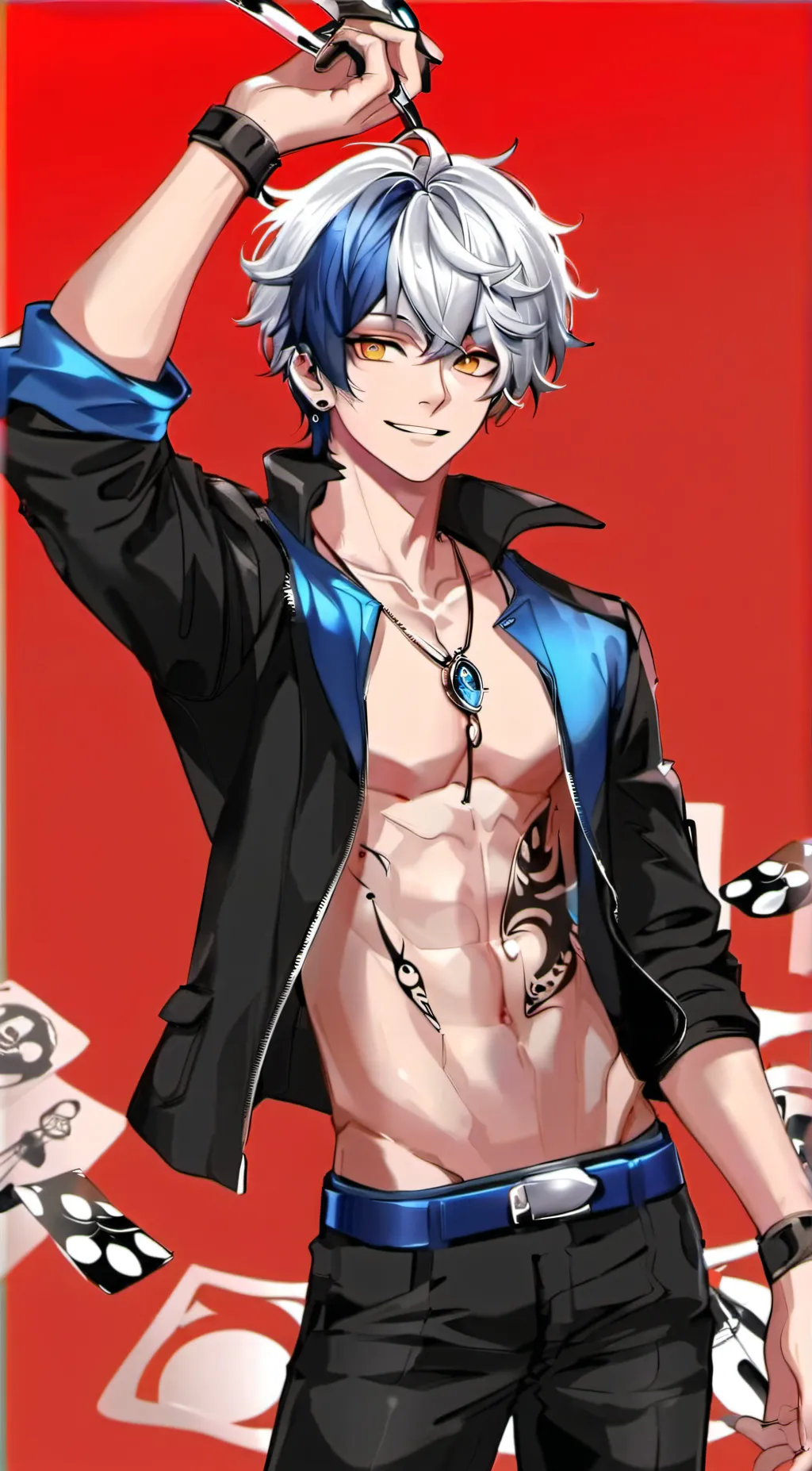 ai character: Jonathan  background