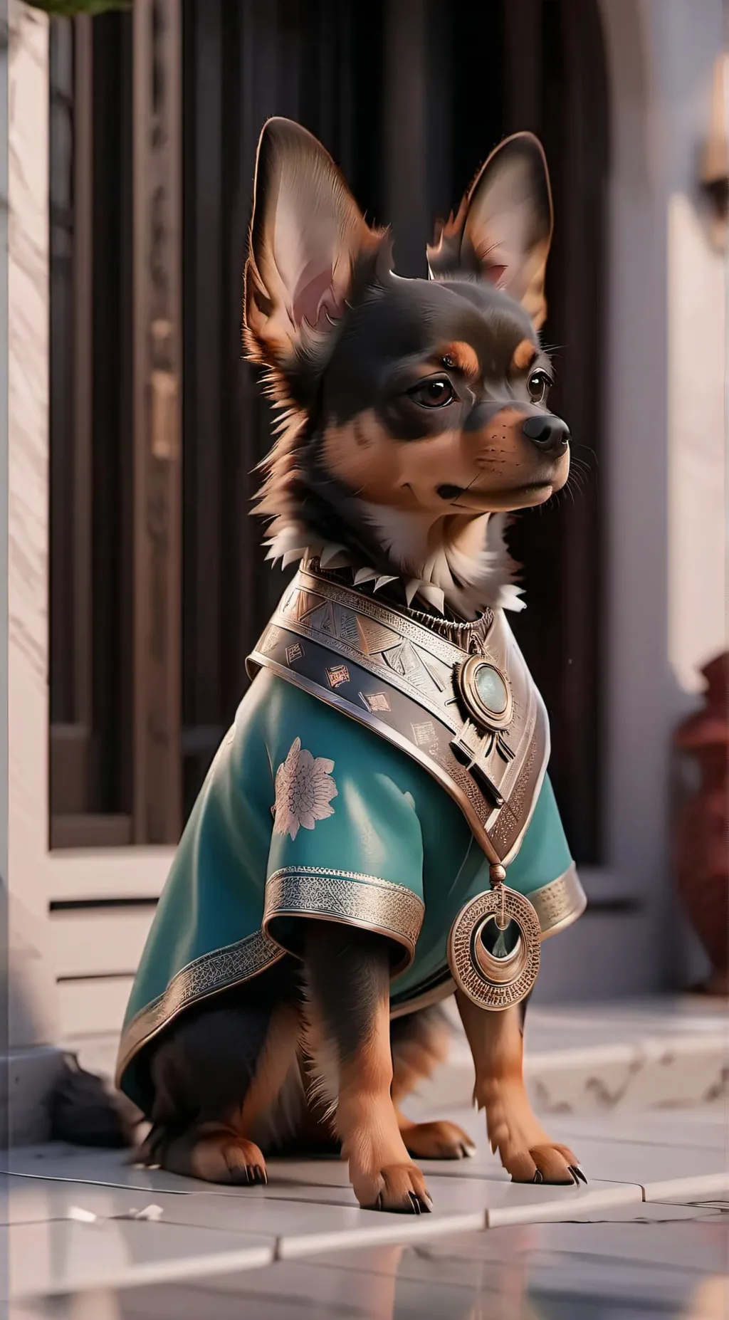 ai character: Mickey  background