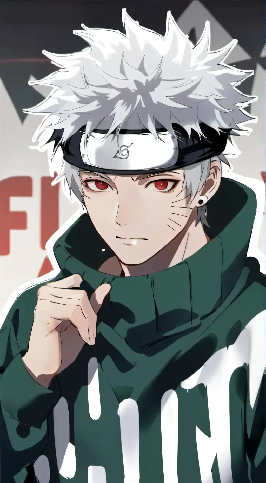 ai character: kakashi(ur husband background