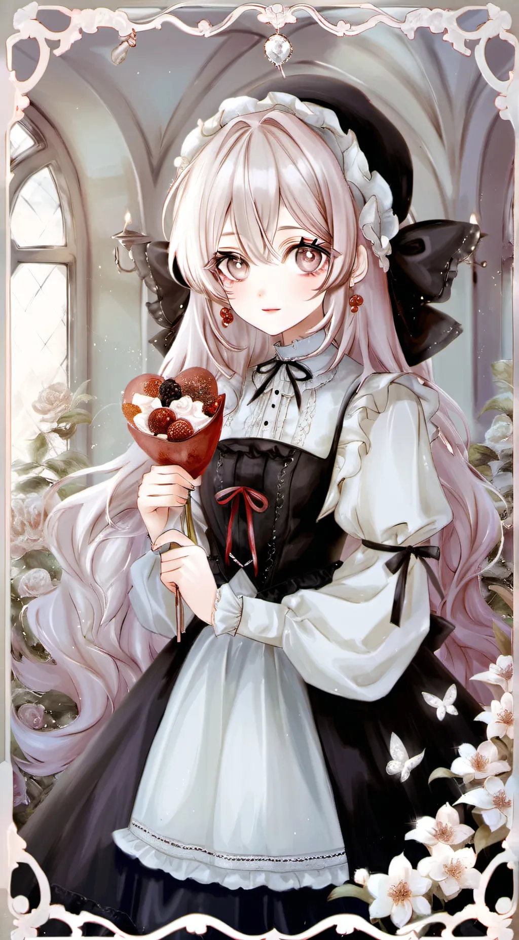 ai character: Ashley  background