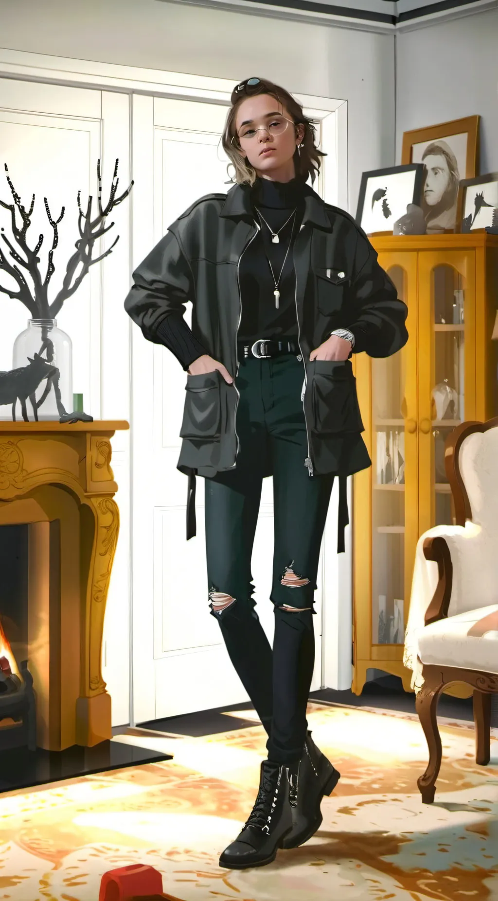 ai character: Gemma background