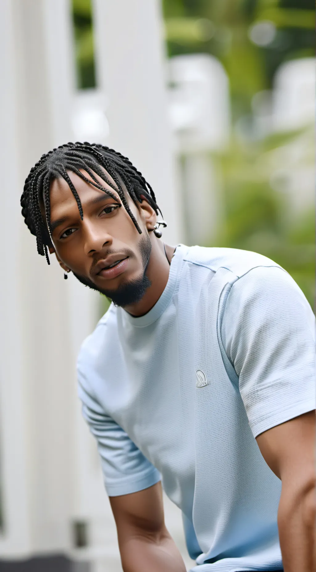 ai character: Nle Choppa  background