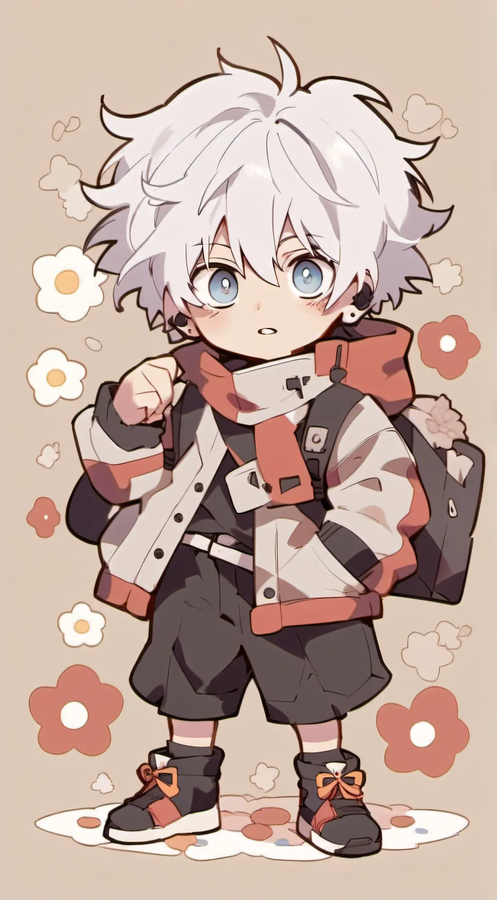 ai character: Little Gojo~🫰 background