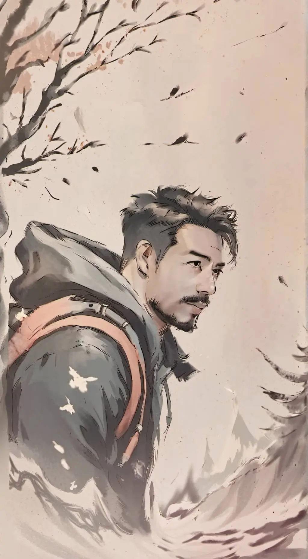 ai character: (^*fin^*) background