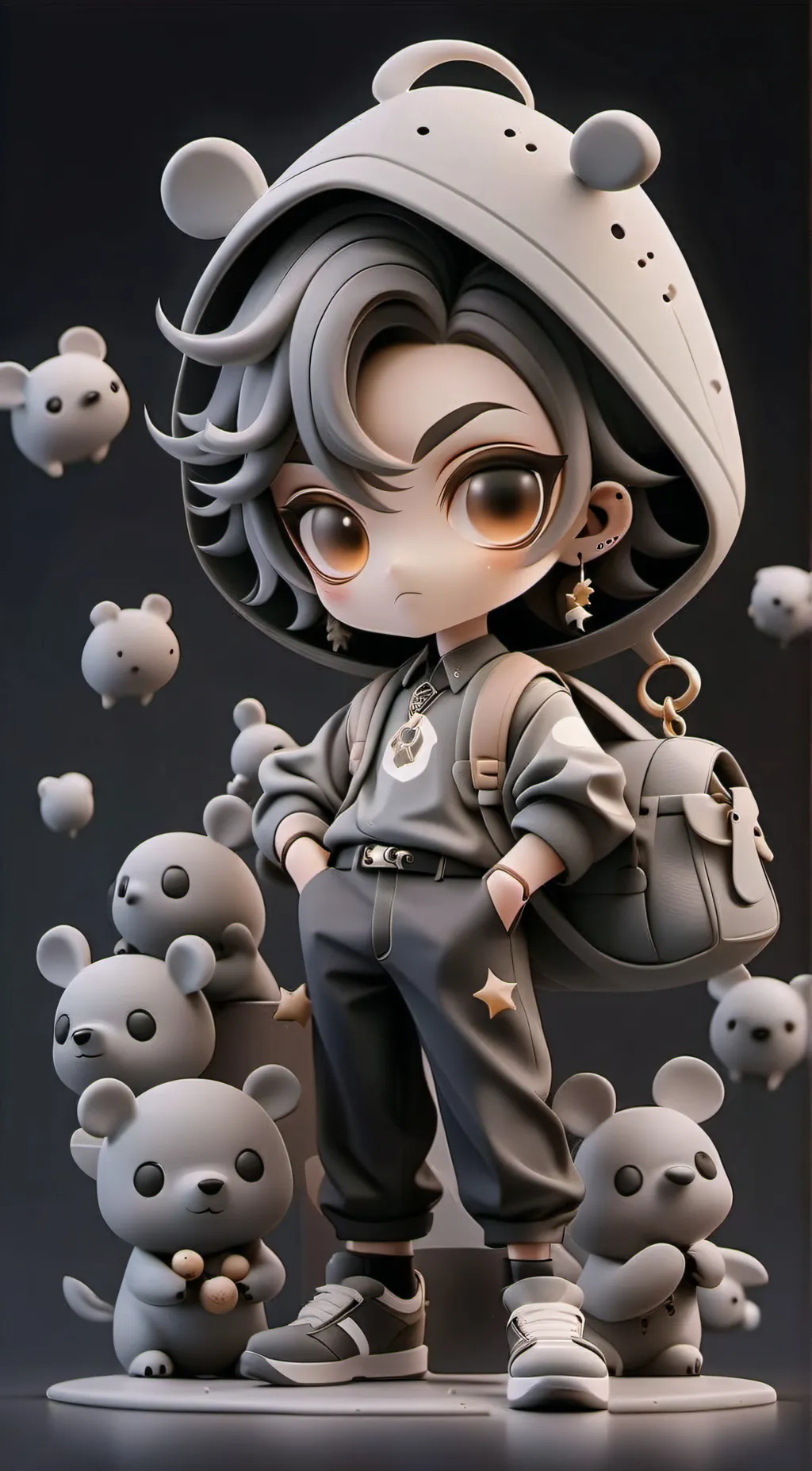 ai character: Lucas ny ex boy background