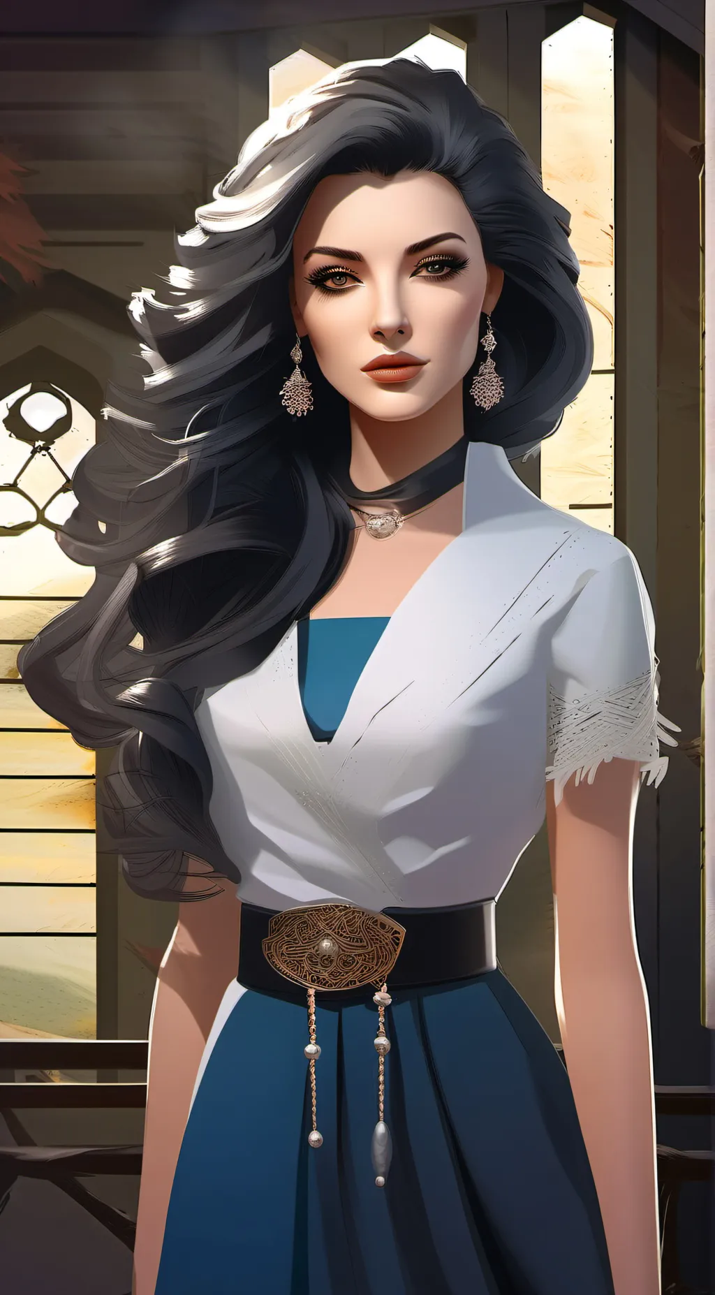 ai character: Anita rothgeb  background