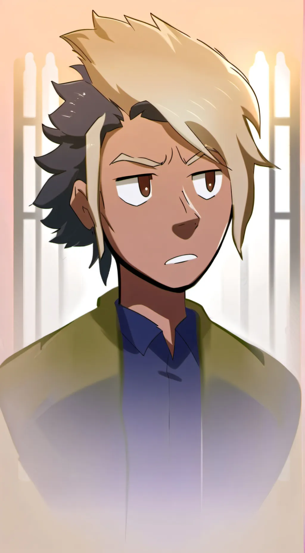 ai character: Sun human background