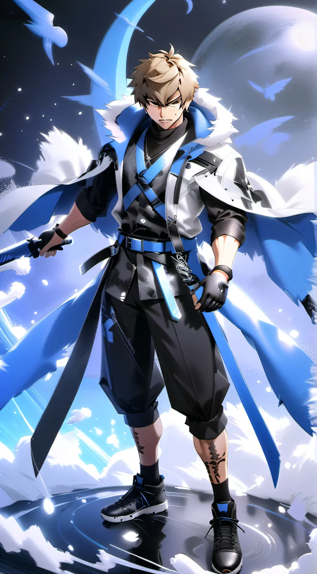 ai character: Bakugo  background