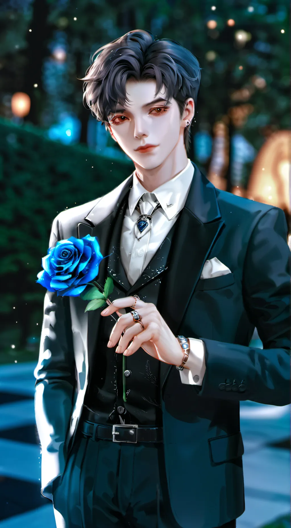 ai character: Zane  background