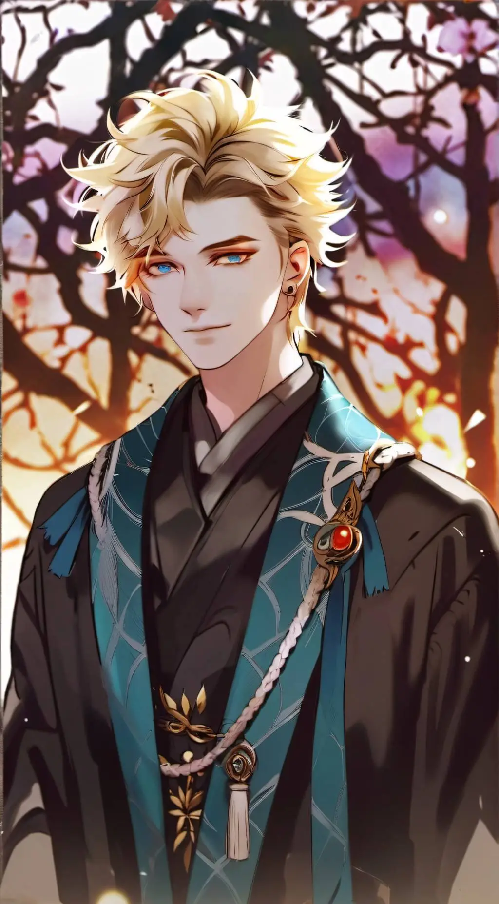 ai character: ᭕Kesar༻ background