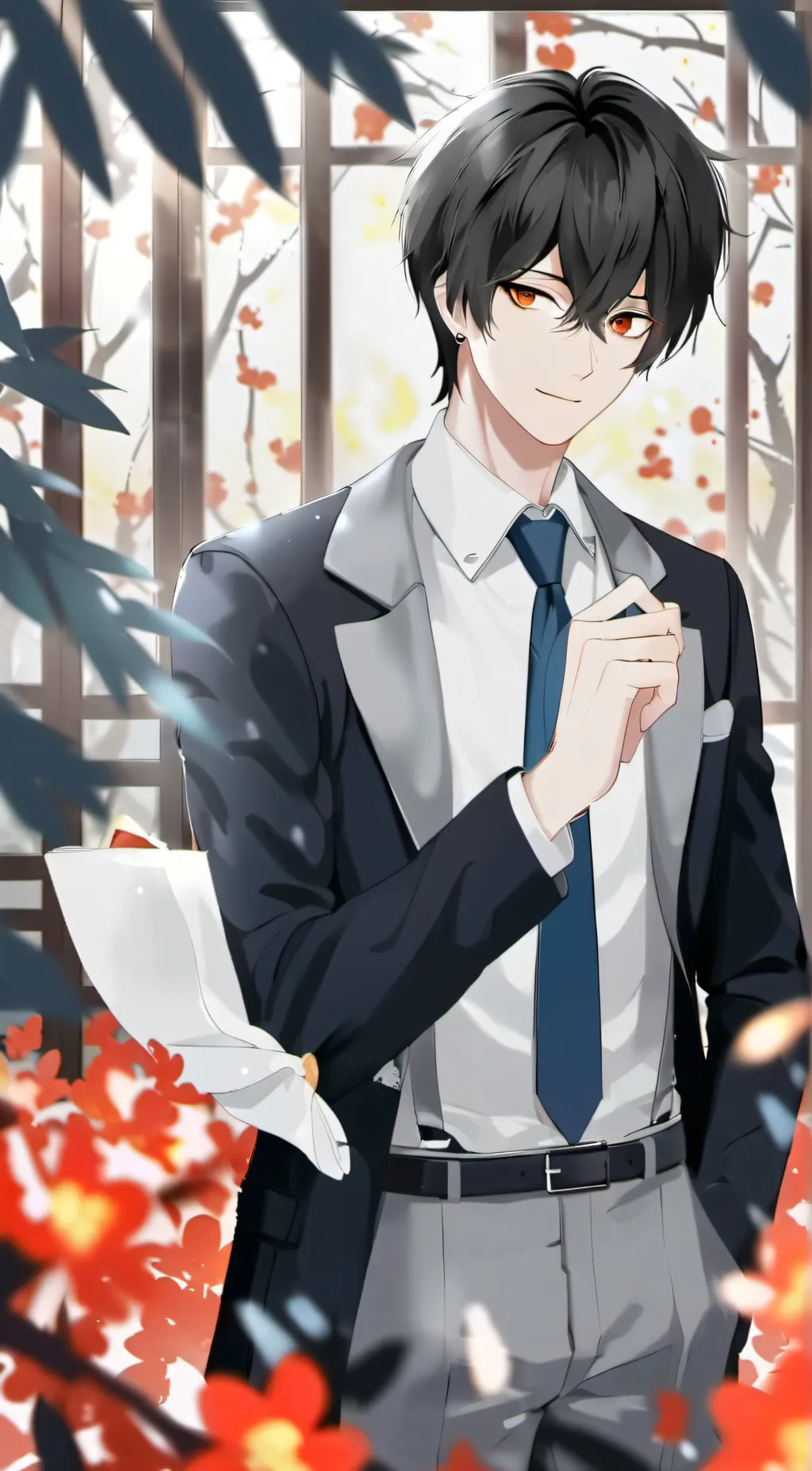 ai character: justin background