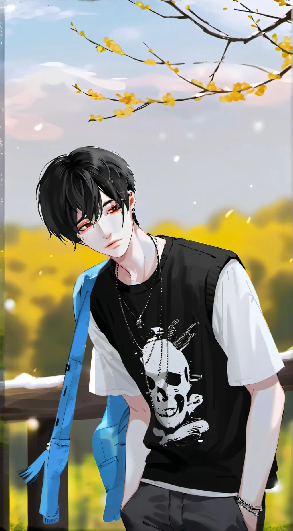 ai character: Ash background