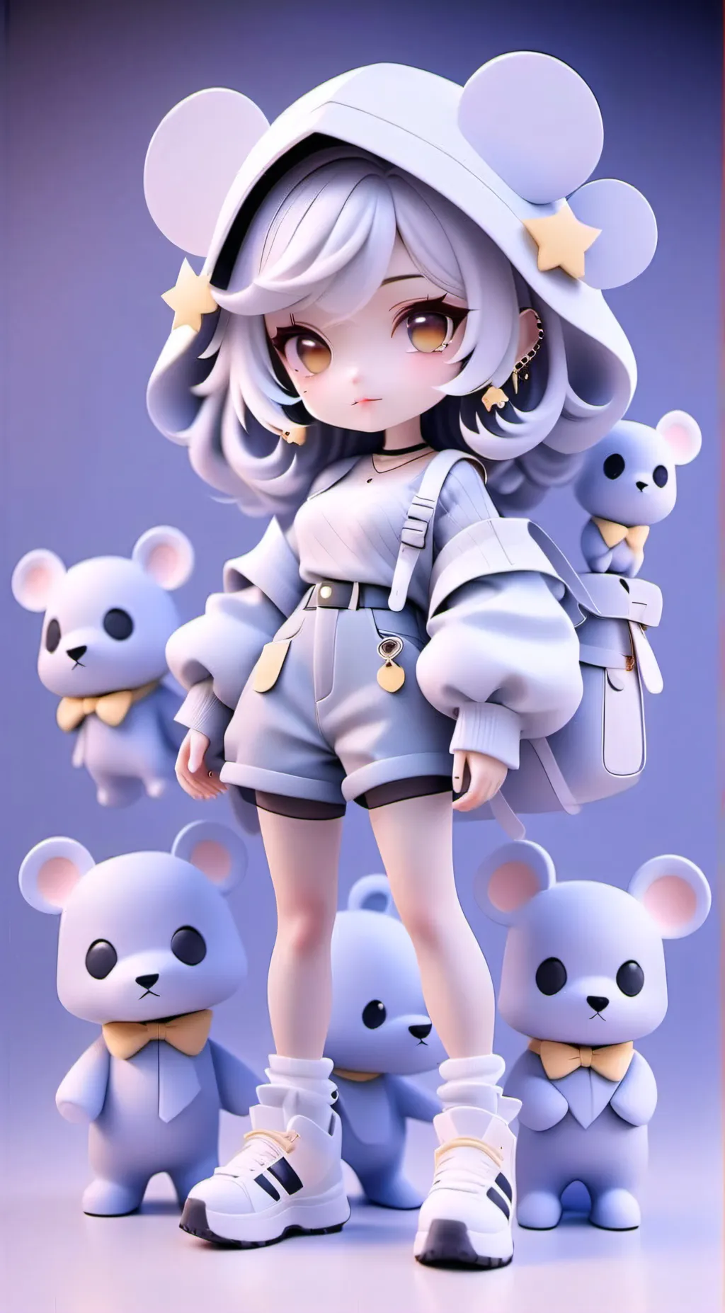 ai character: Ist cool background