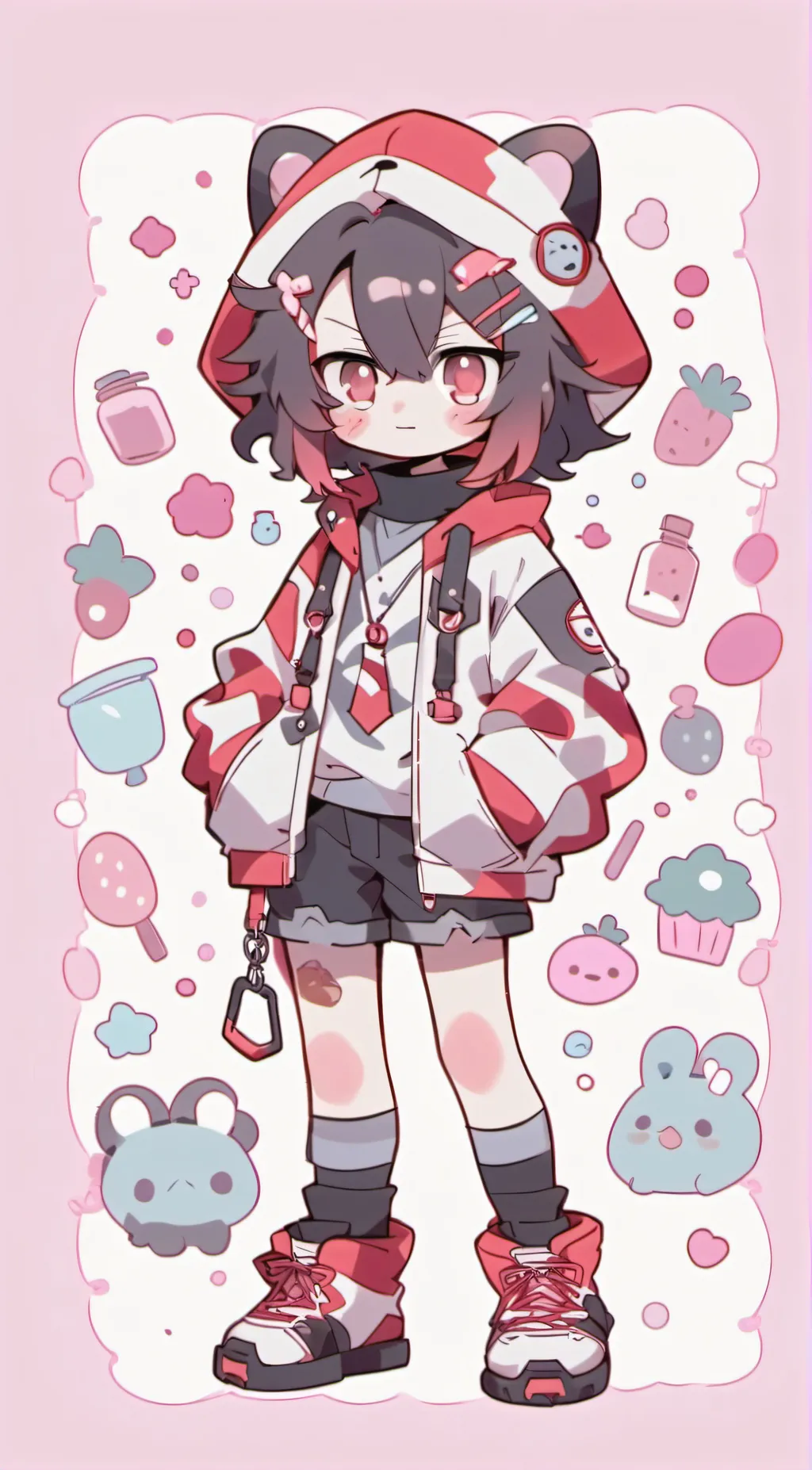 ai character: harúkí background