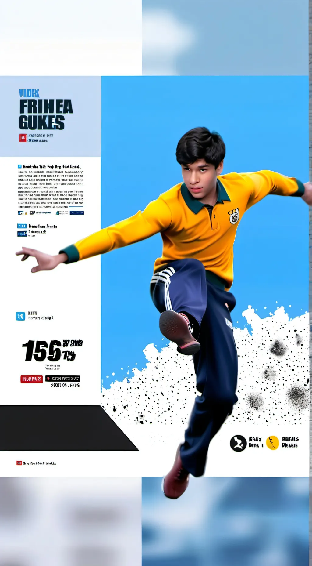 ai character: Leon background