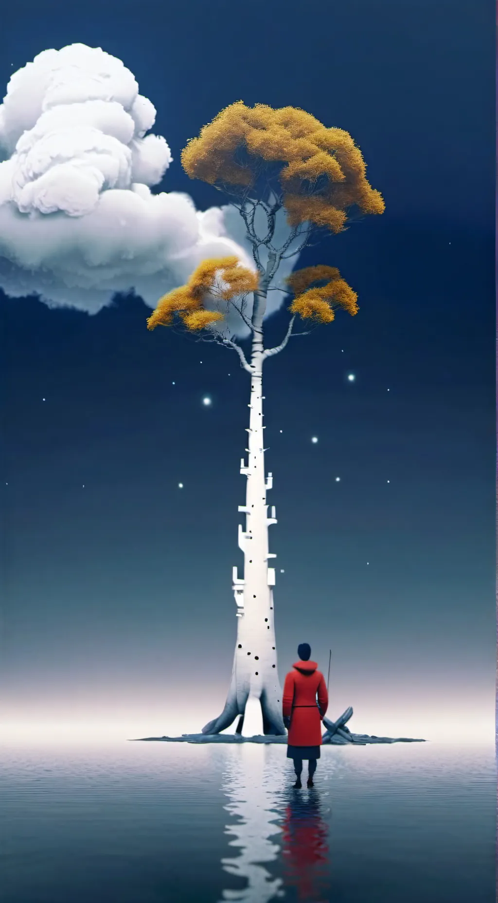 ai character: hello there  background