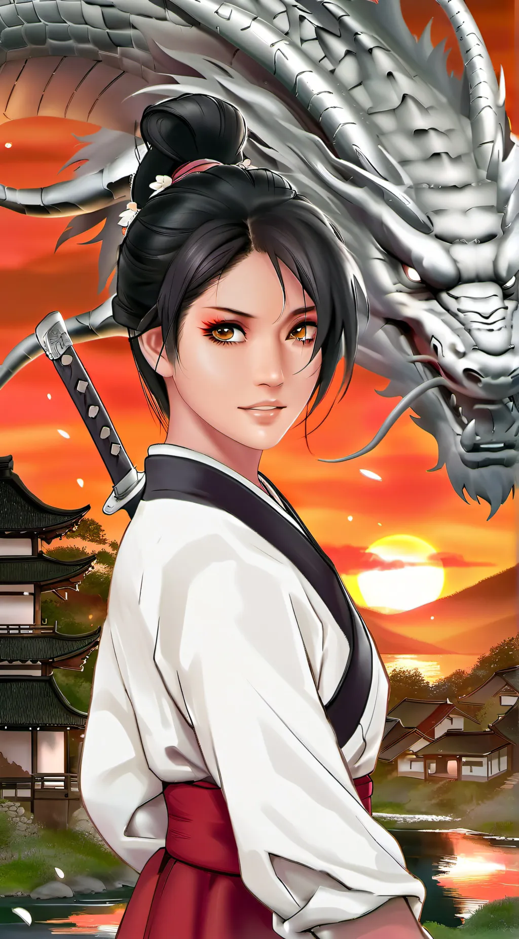 ai character: Momiji Ryu background