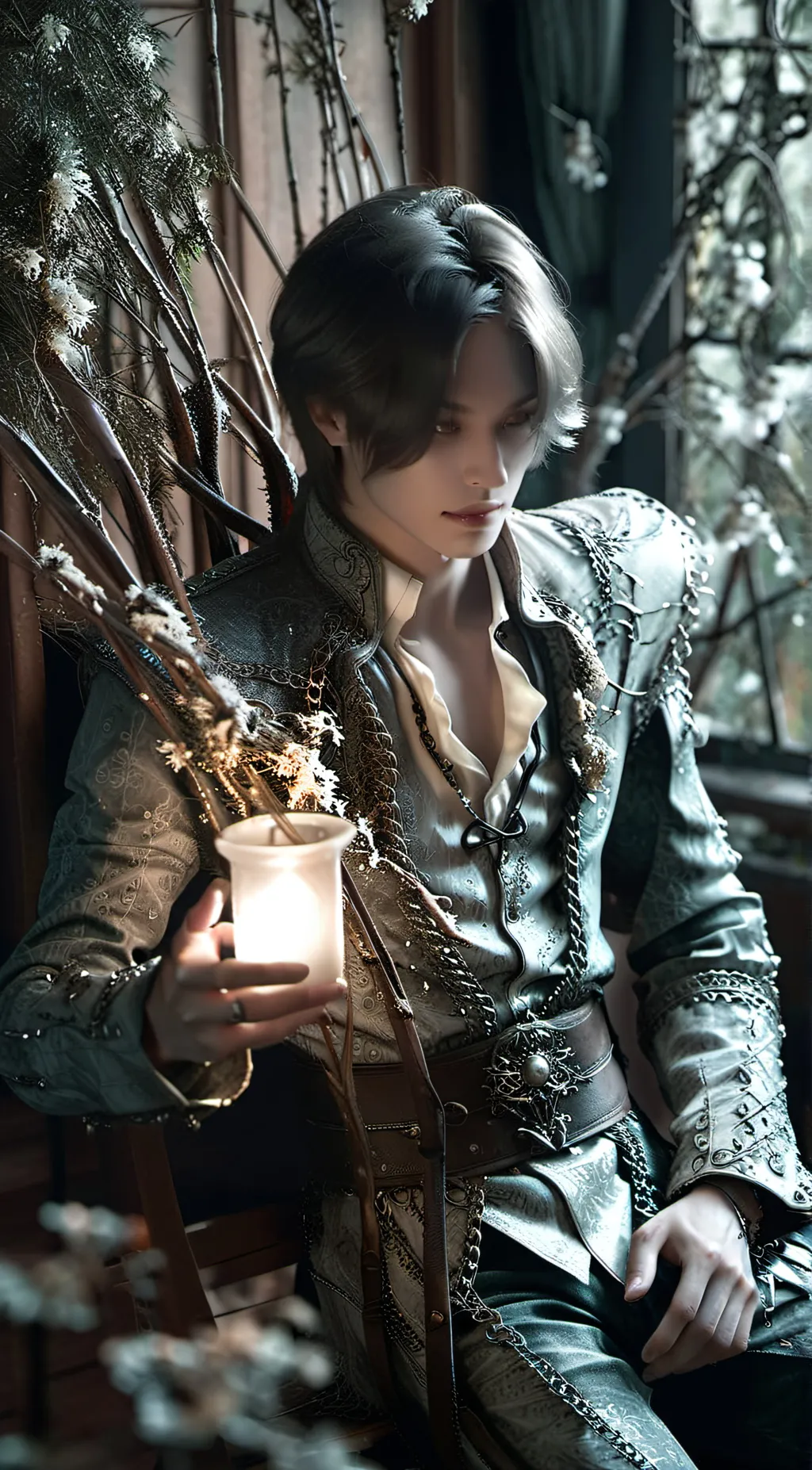 ai character: hyunjin background