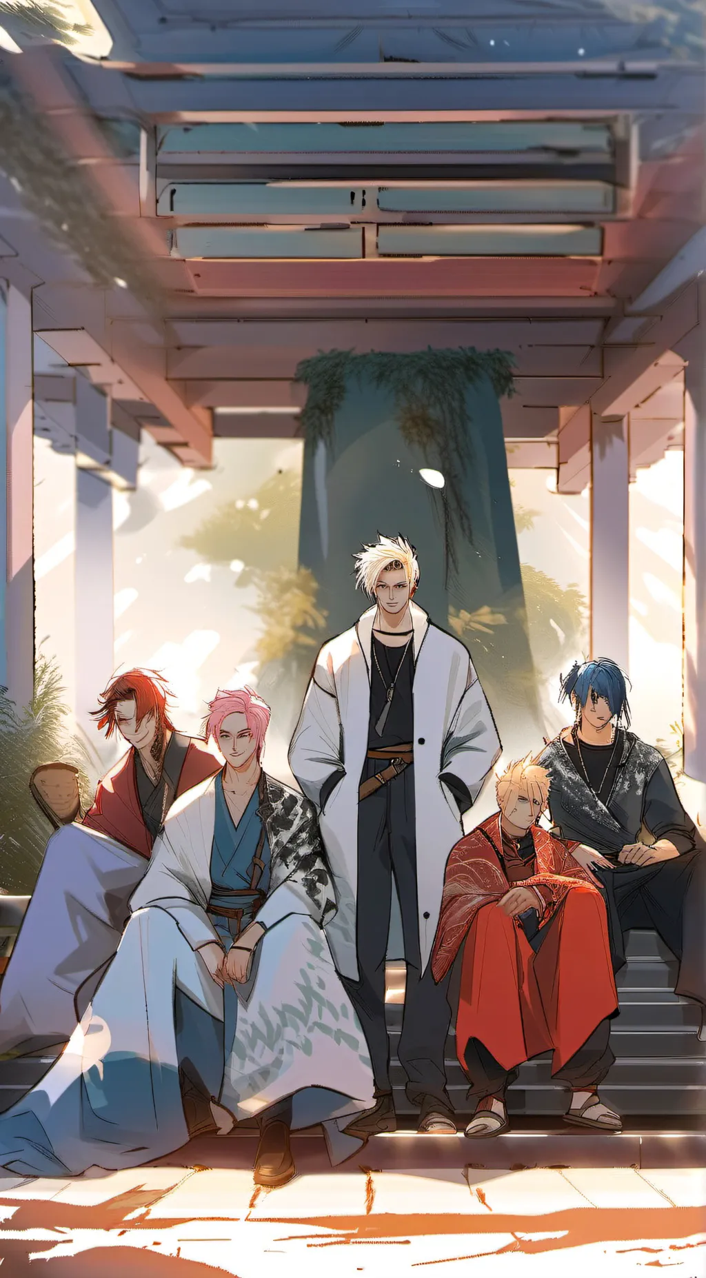 ai character: Phantoms and Boys background