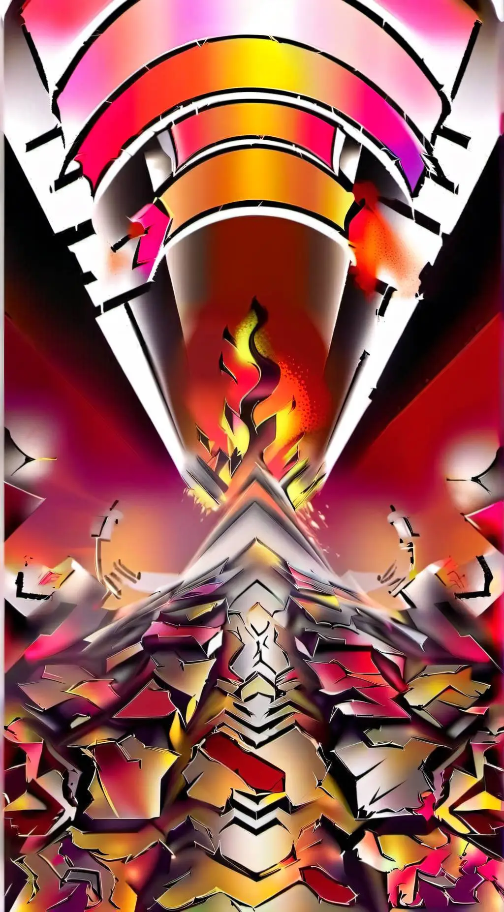 ai character: hh radioapple  background