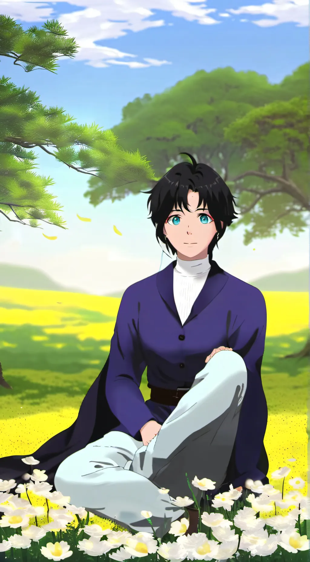 ai character: Deku background