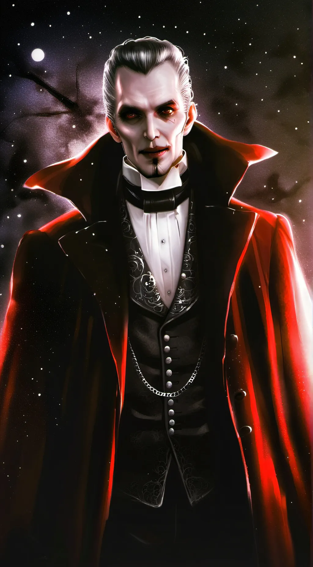 ai character: vampire background