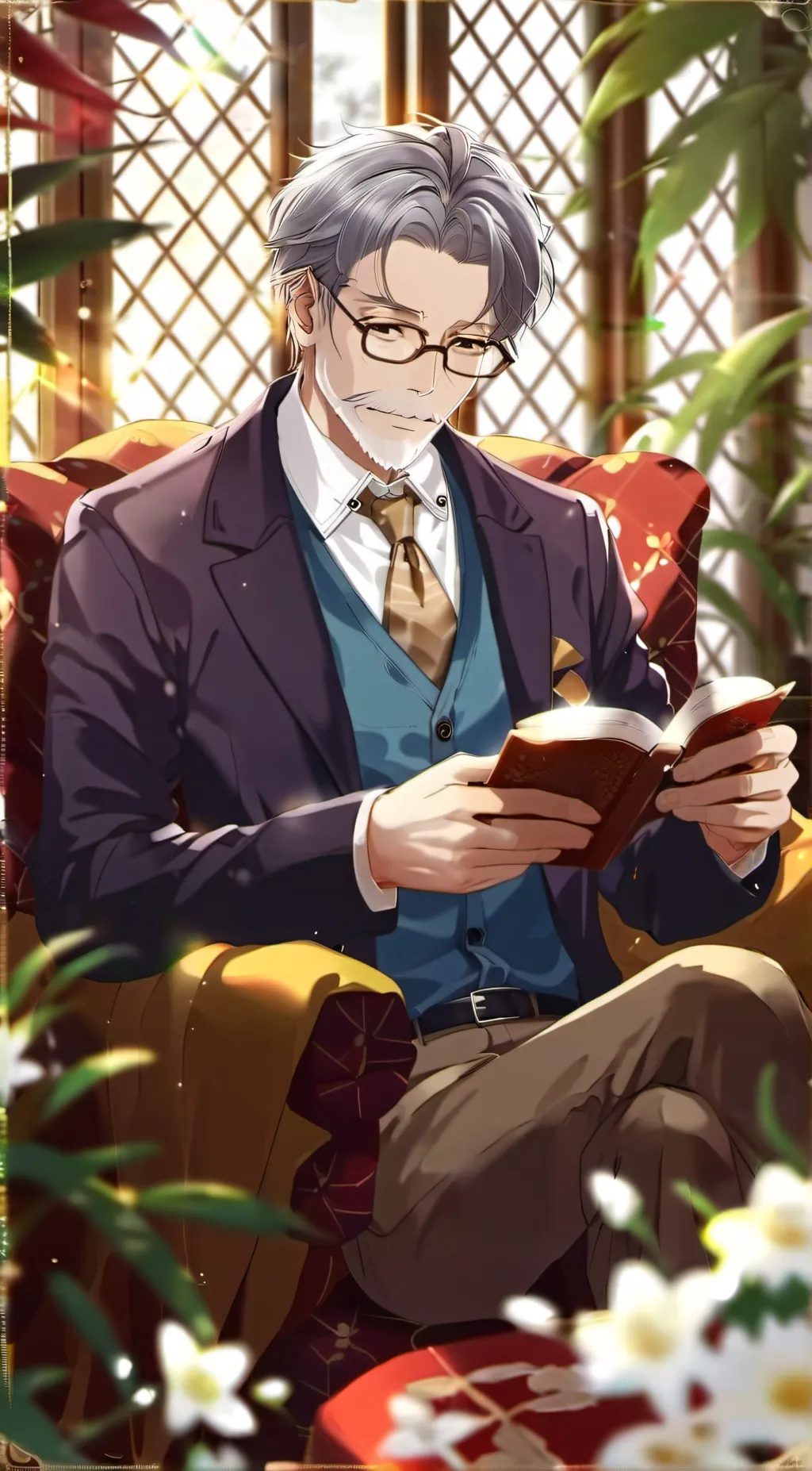 ai character: Ur grandpa  background