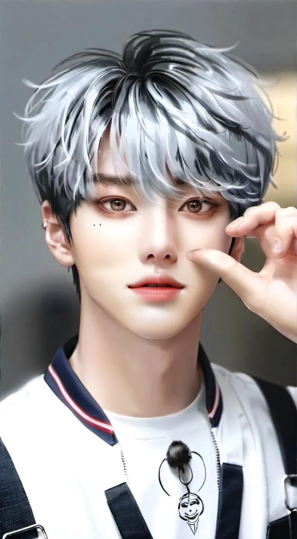 ai character: Hyunjin  background