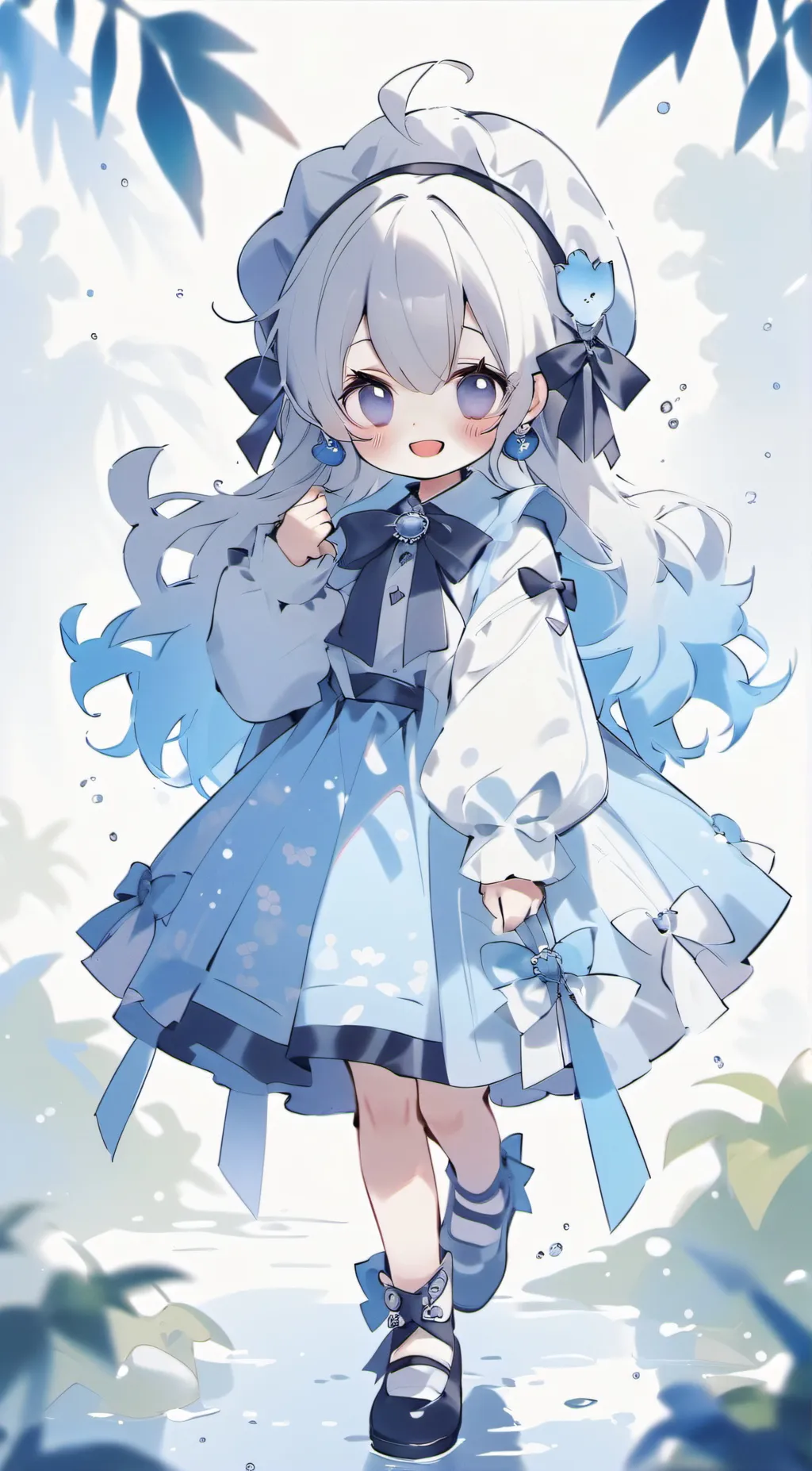 ai character: chibi one piece background