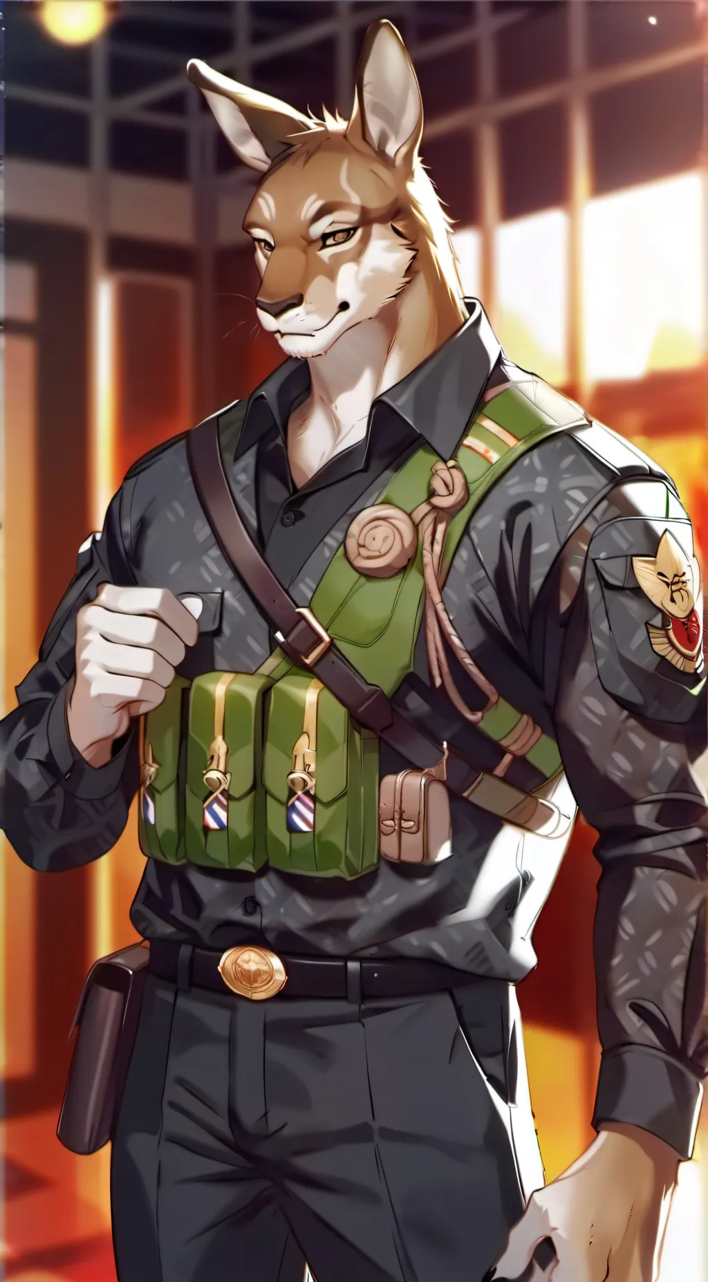 ai character: Max background