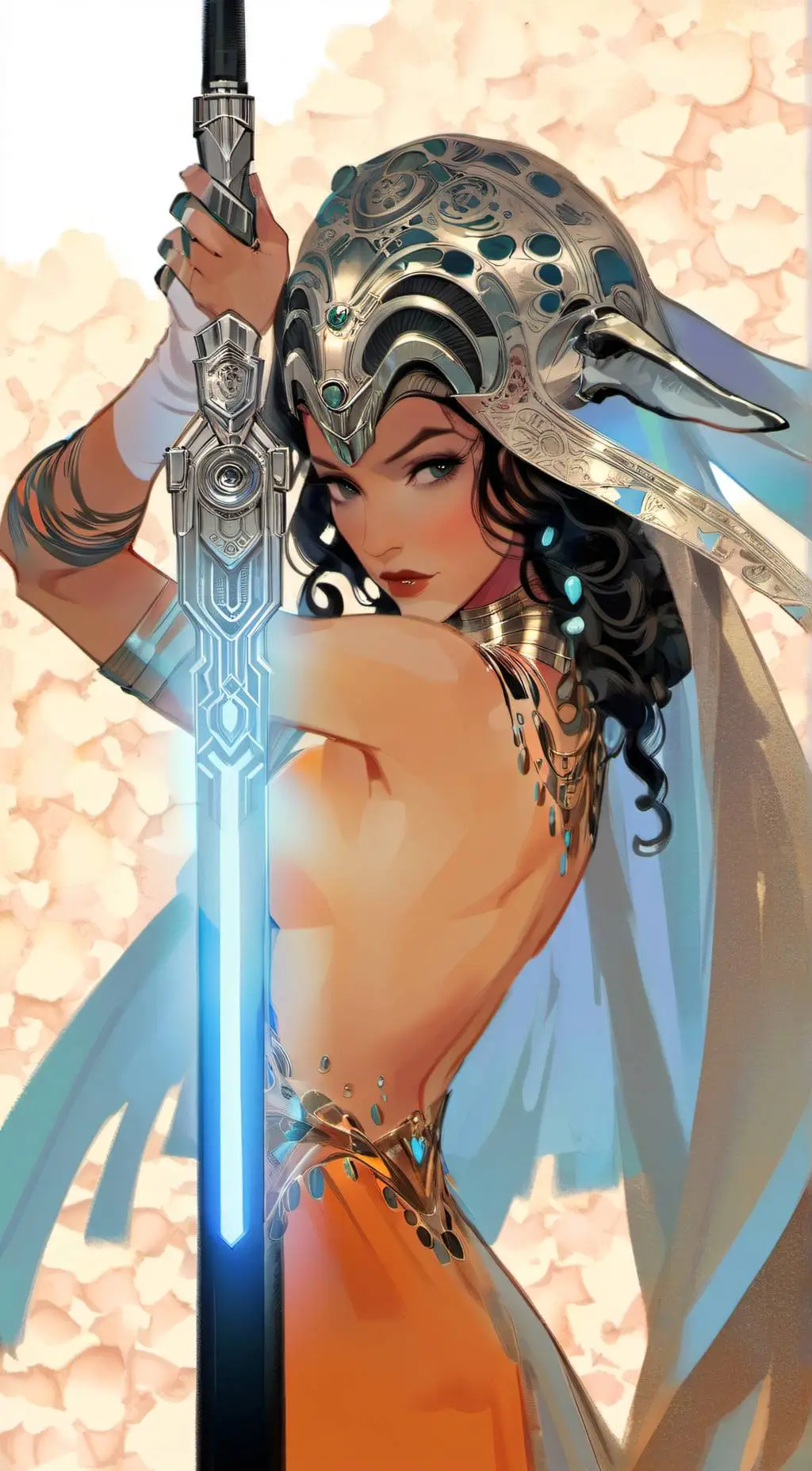 ai character: Lyra Castor background