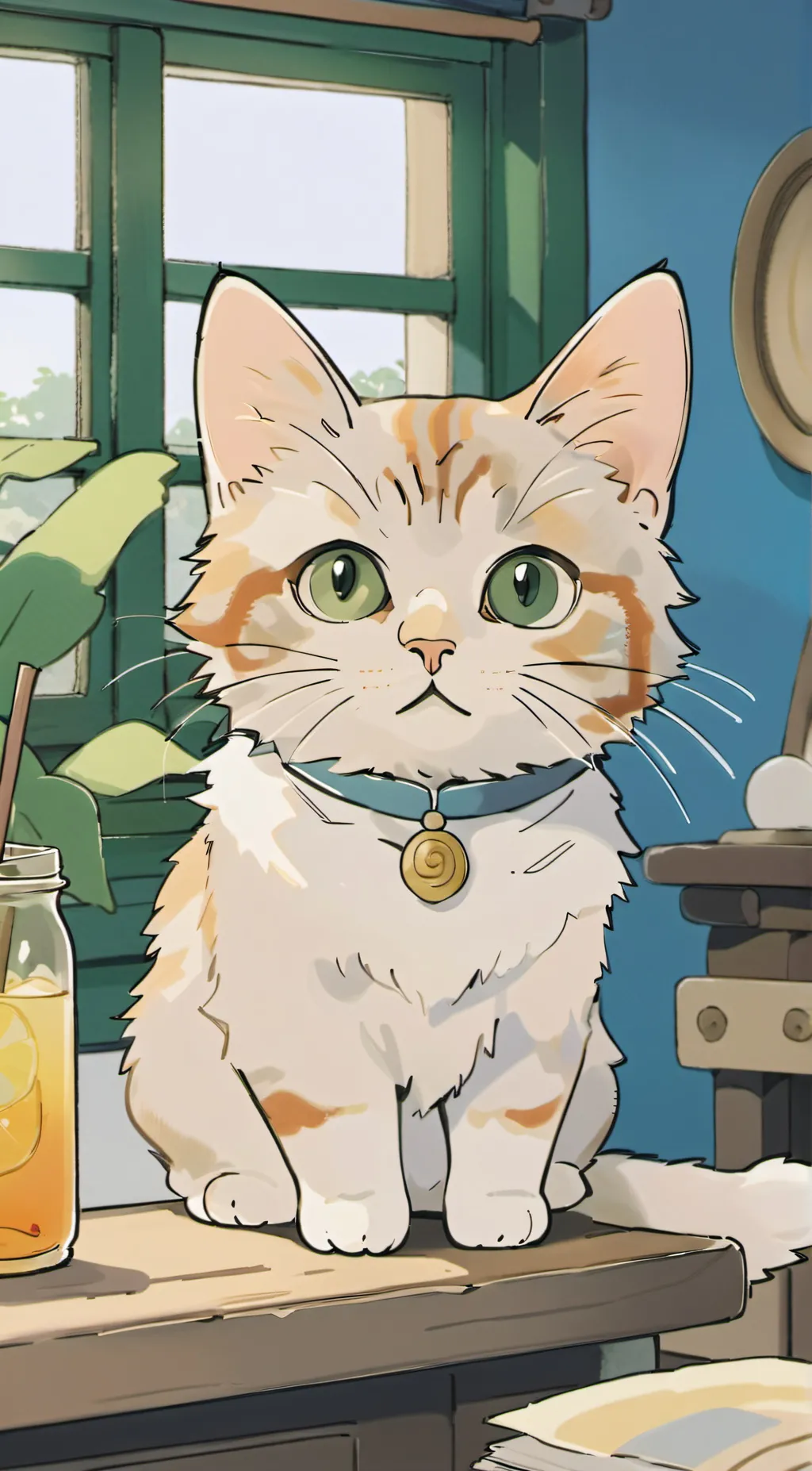 ai character: update cat! background