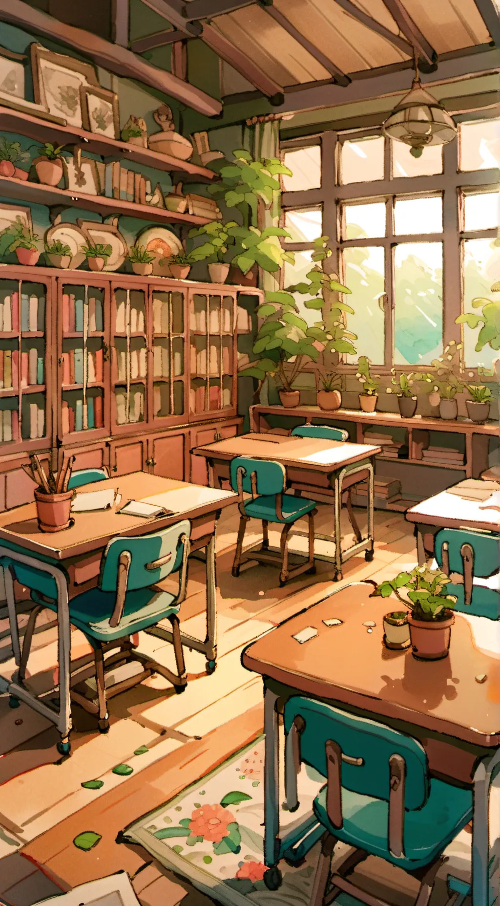 ai character: Class of 1970 background