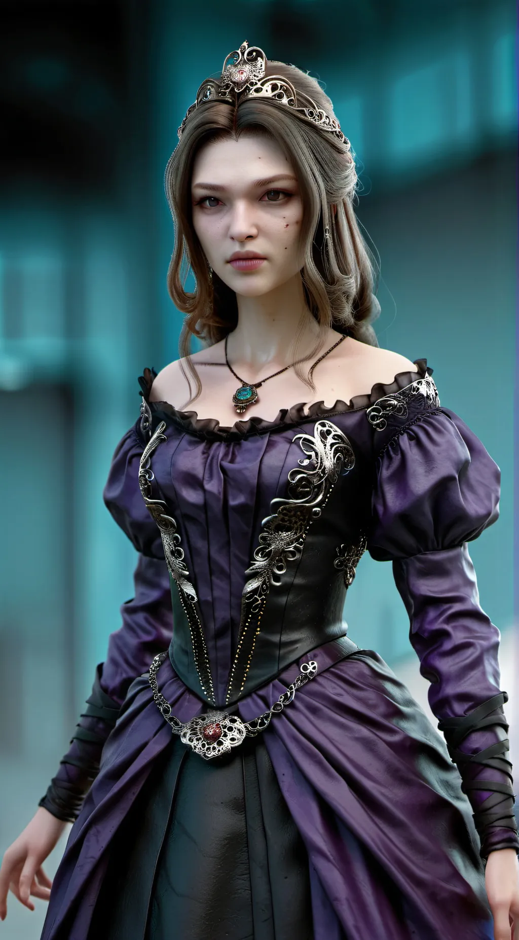 ai character: Rose's dark side. background