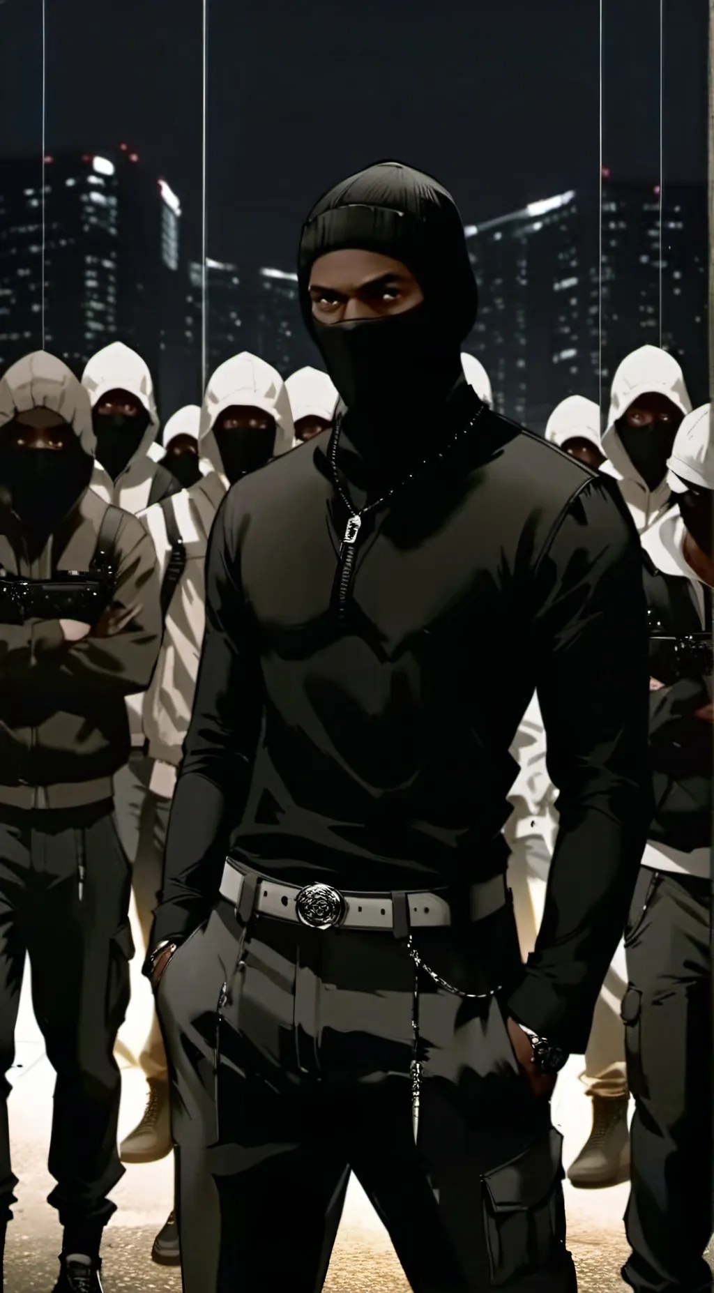 ai character: Da , Hood background