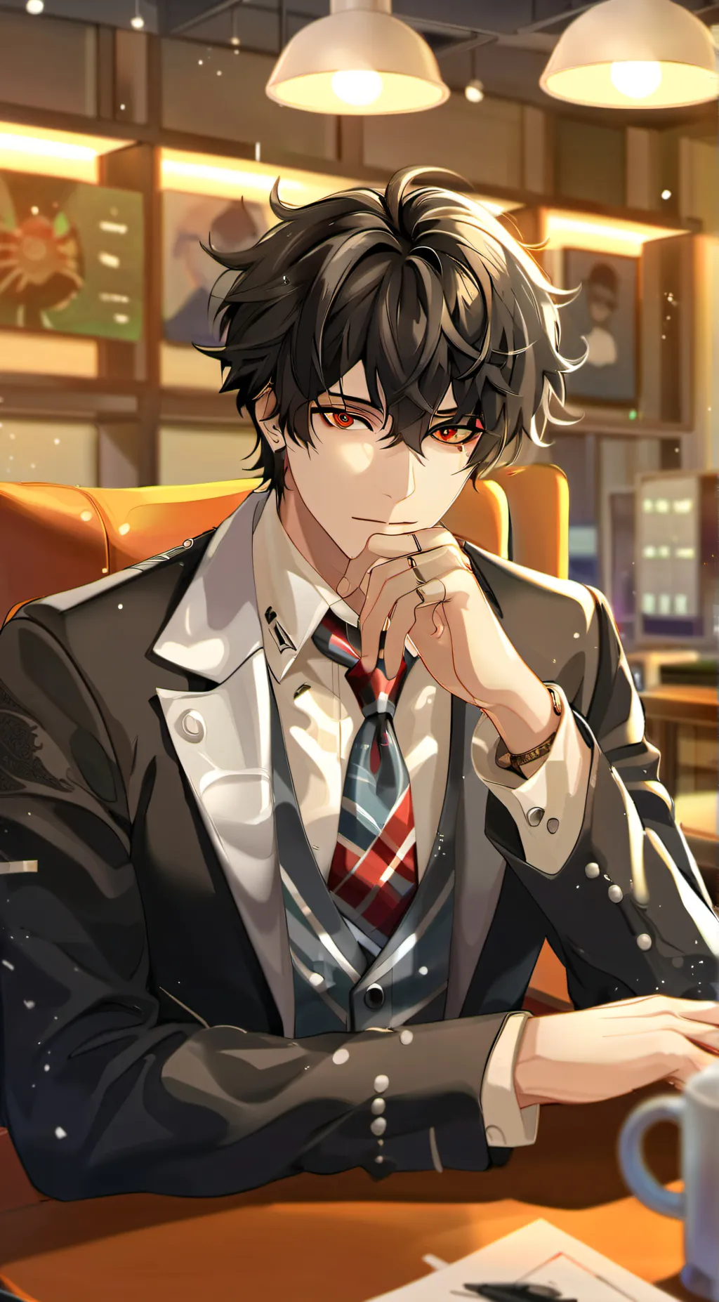 ai character: Evan DeMoss background